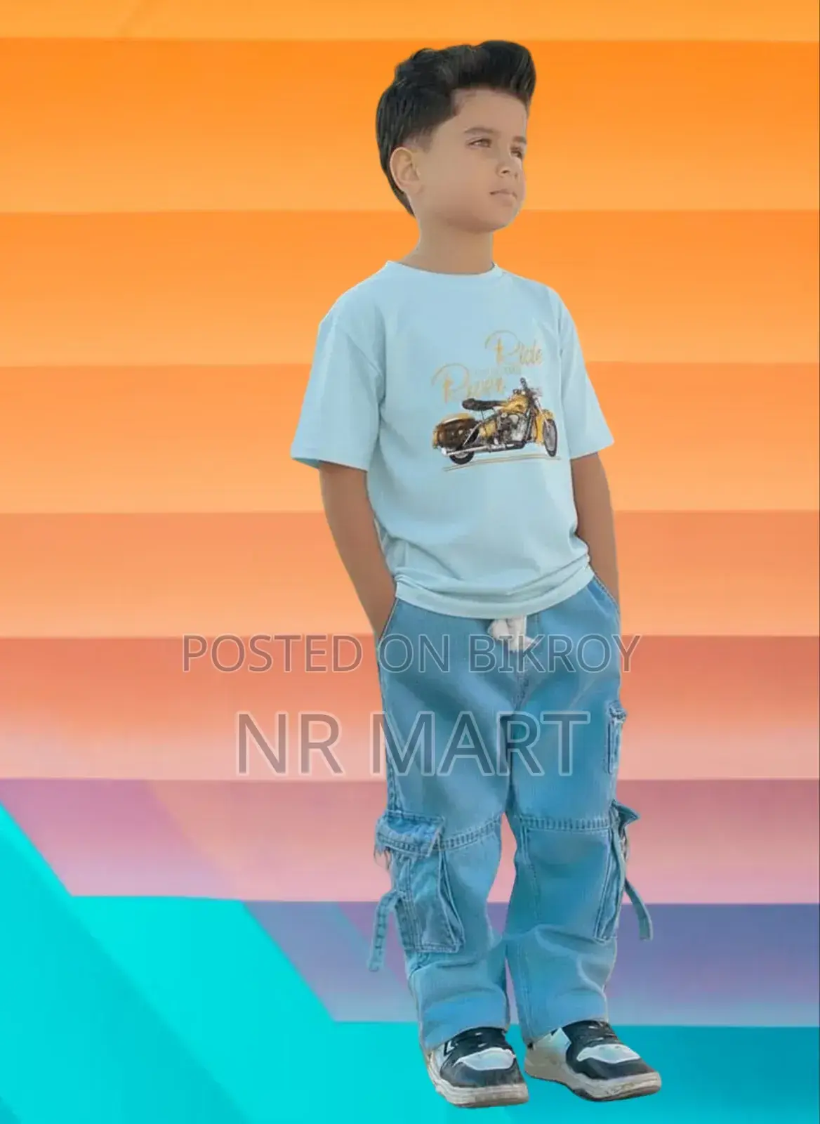 Boys Denim Pant and T-shirt Set