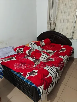 সেগুন কাঠের খাট বিক্রি হবে। (৫'x৭')