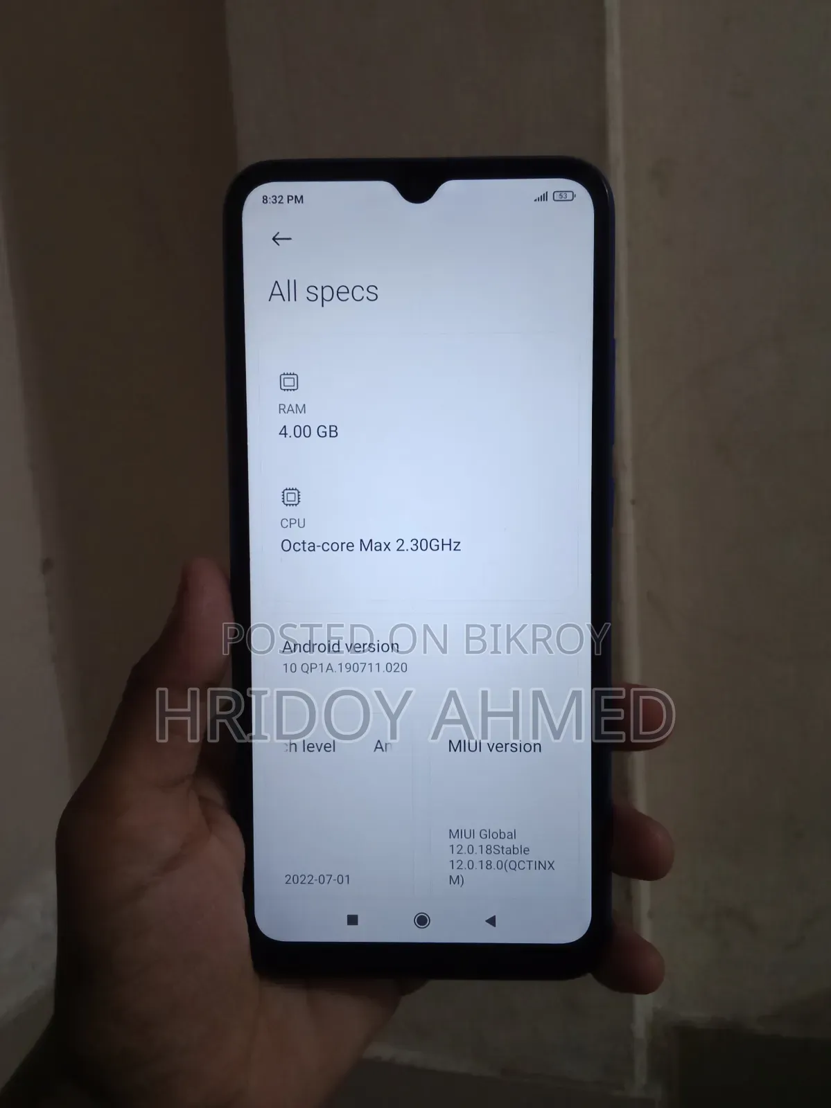 Xiaomi Redmi 9 Activ 64 GB Blue