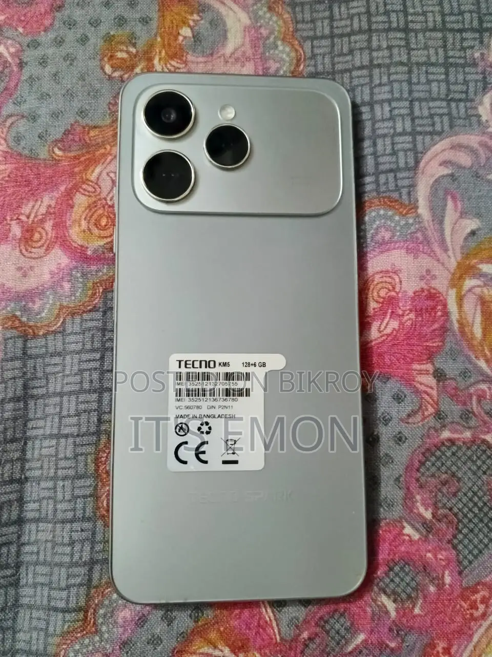 Tecno Spark 40 128 GB Gray