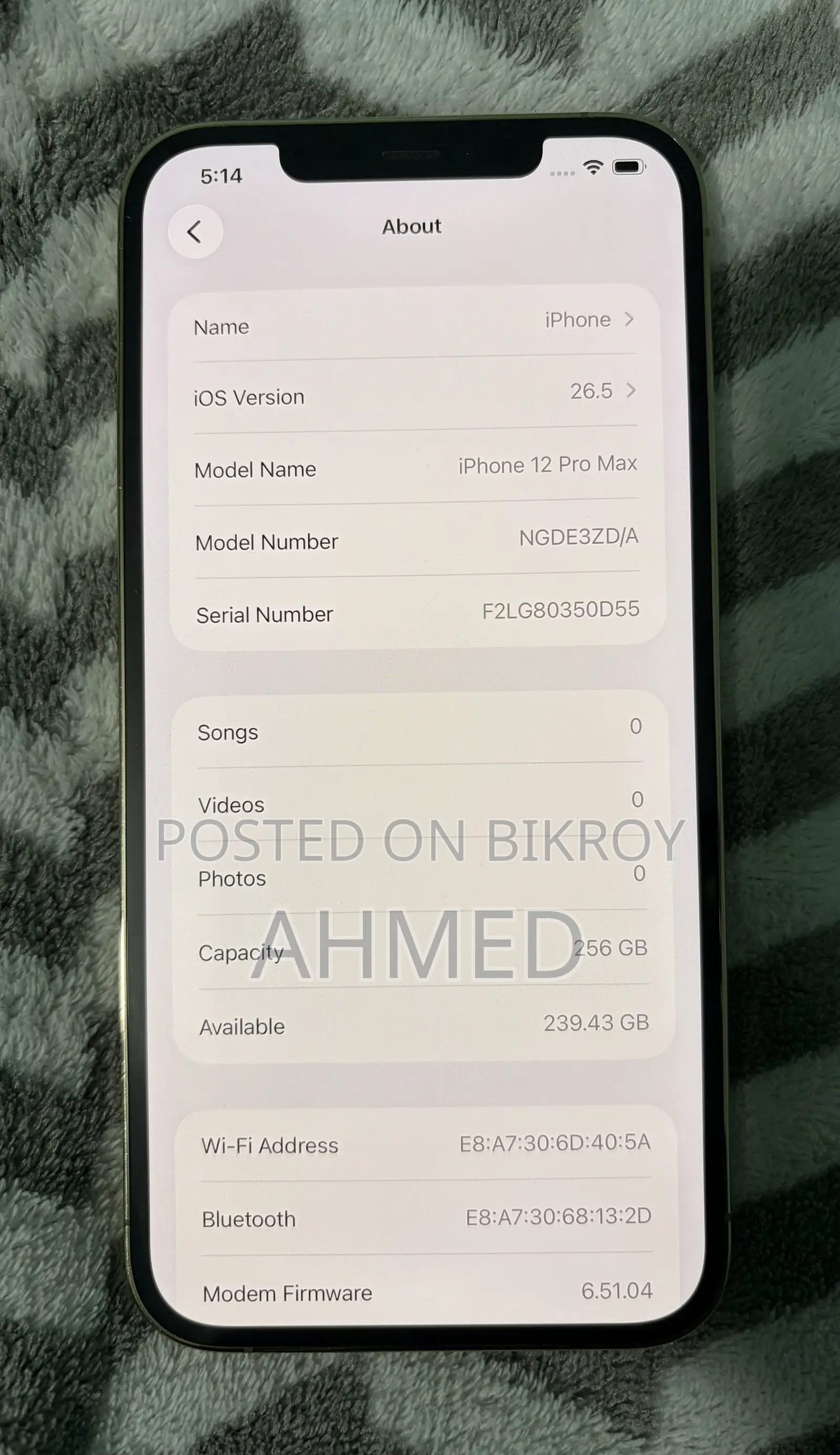 Apple iPhone 12 Pro Max 256 GB Gold
