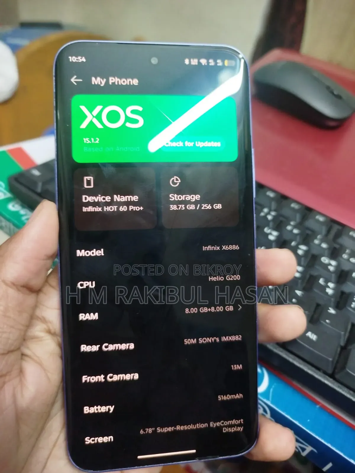 Infinix Hot 60 Pro+ 256 GB Silver