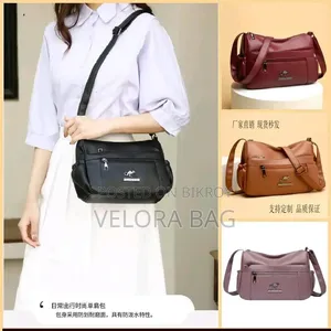 BIGEDAISHU Premium PU Leather Crossbody Shoulder Bag for Women.