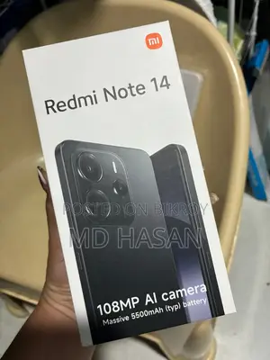 শাওমি রেডমি নোট ১৪ ৪জি ২৫৬ জিবি ব্ল্যাক