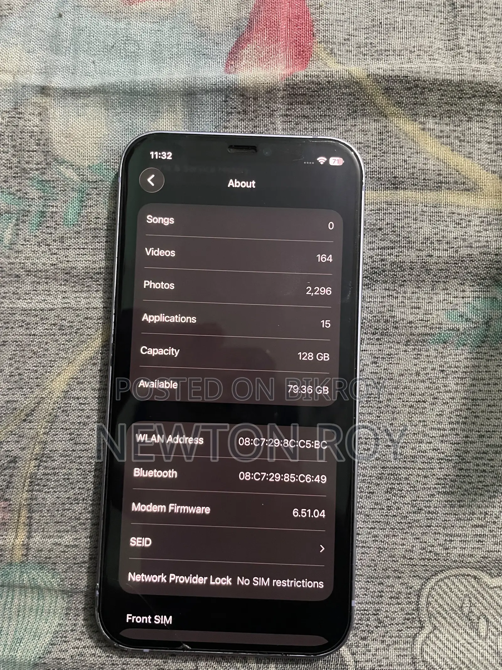 অ্যাপল আইফোন ১২ ১২৮ জিবি পার্পল