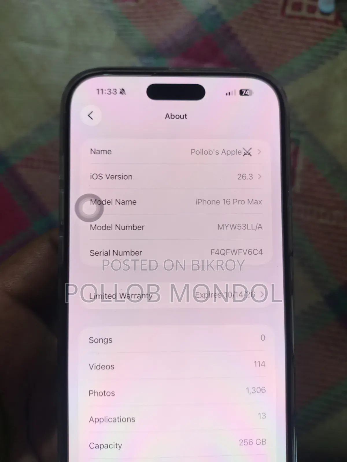 Apple iPhone 16 Pro Max 256 GB