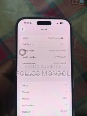 Apple iPhone 16 Pro Max 256 GB