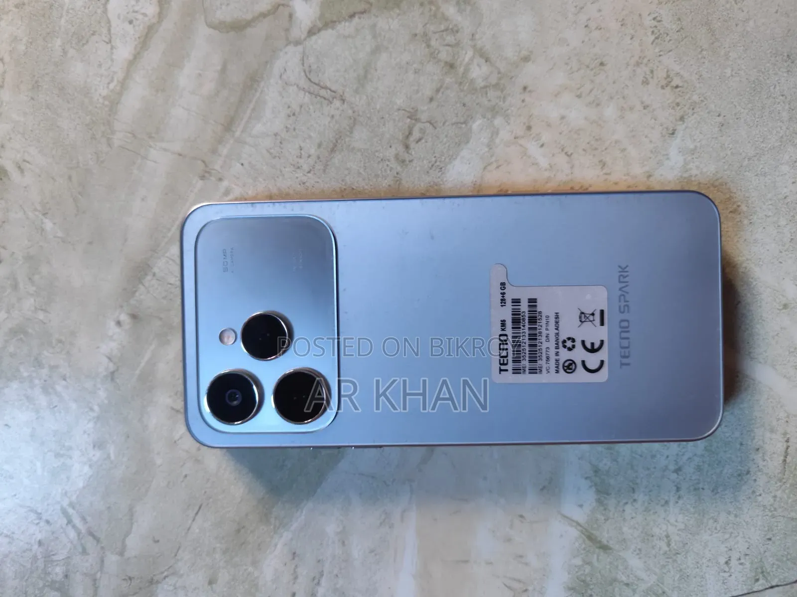 Tecno Spark 40 128 GB Silver