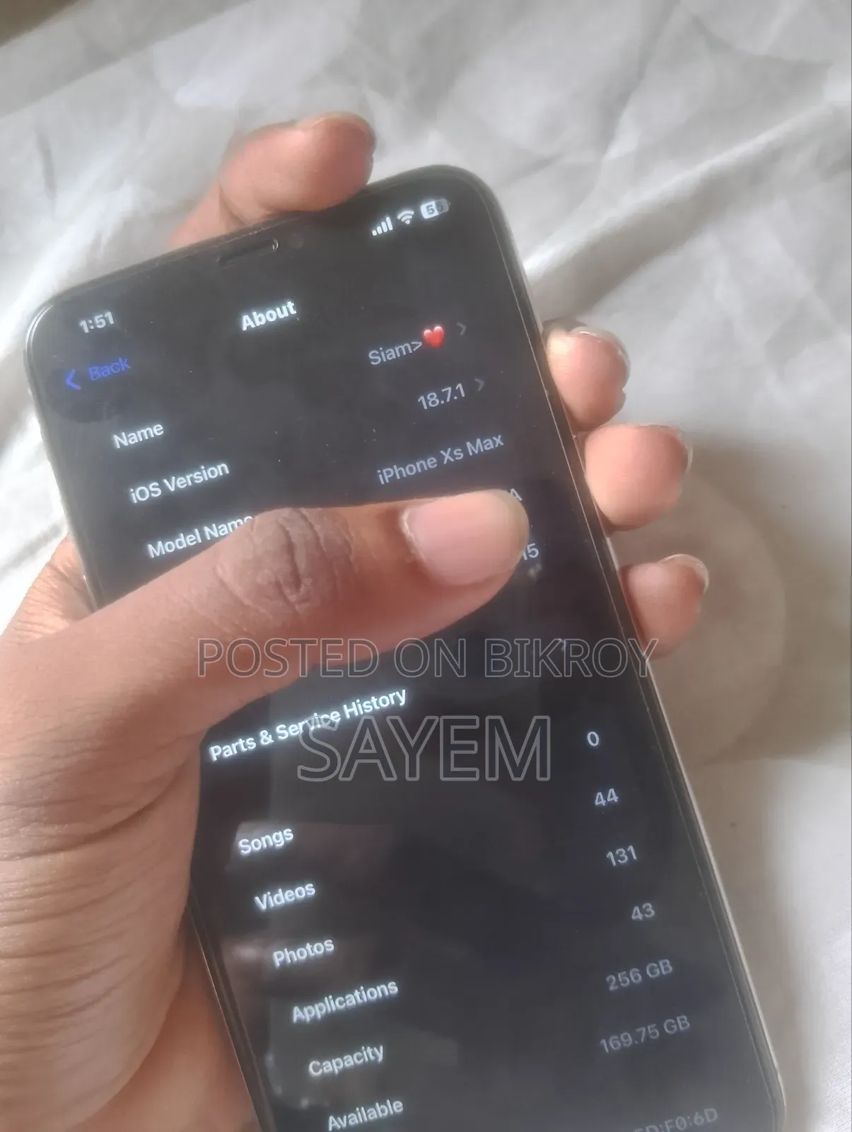 Apple iPhone XS Max 256 GB White
