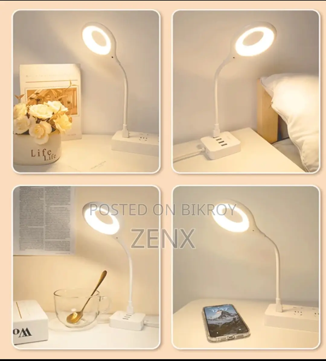 USB Smart Voice Control LED Light | Voice Activated Reading Lamp