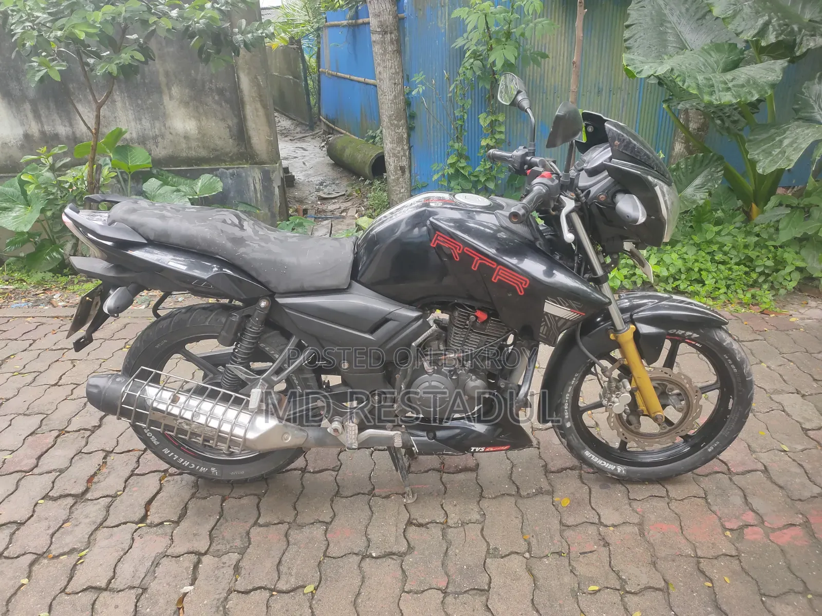 TVS Apache RTR 160 2V 2020 Black