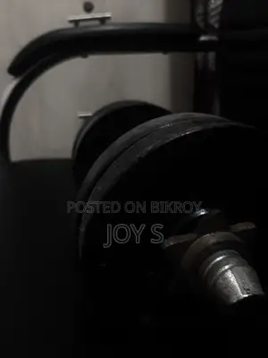 1 Dumbbell Bar With 4 Dumbbell Plates (5KG Total)