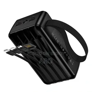 Hoco J173A 22.5W 30000mAh Power Bank With Four Cables – One Power