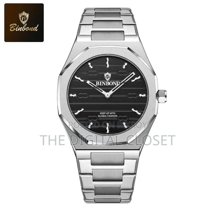 BINBOND 818 Stainless Steel Quartz Fashionable Premium Watch