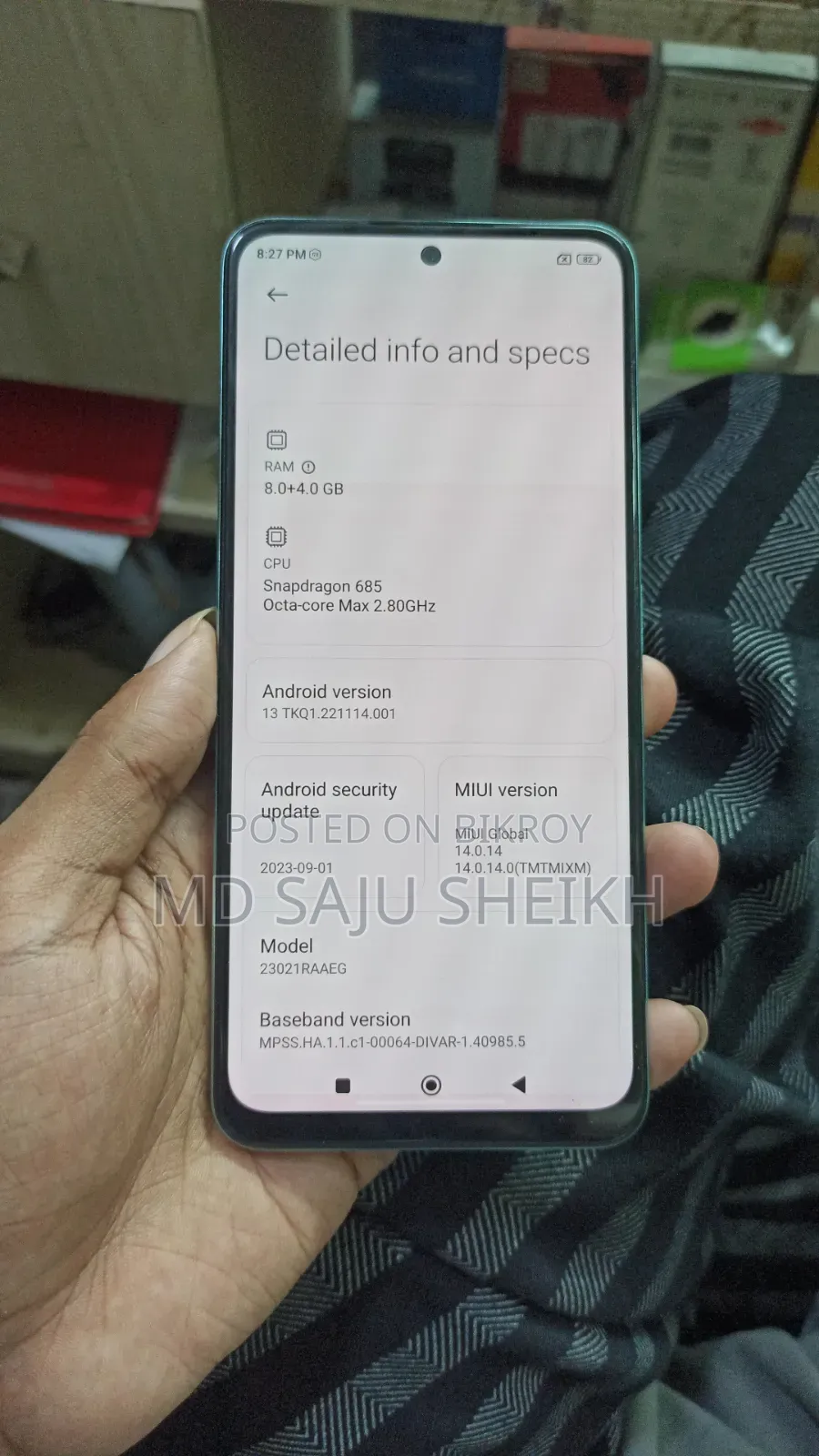New Xiaomi Redmi Note 12 128 GB Green
