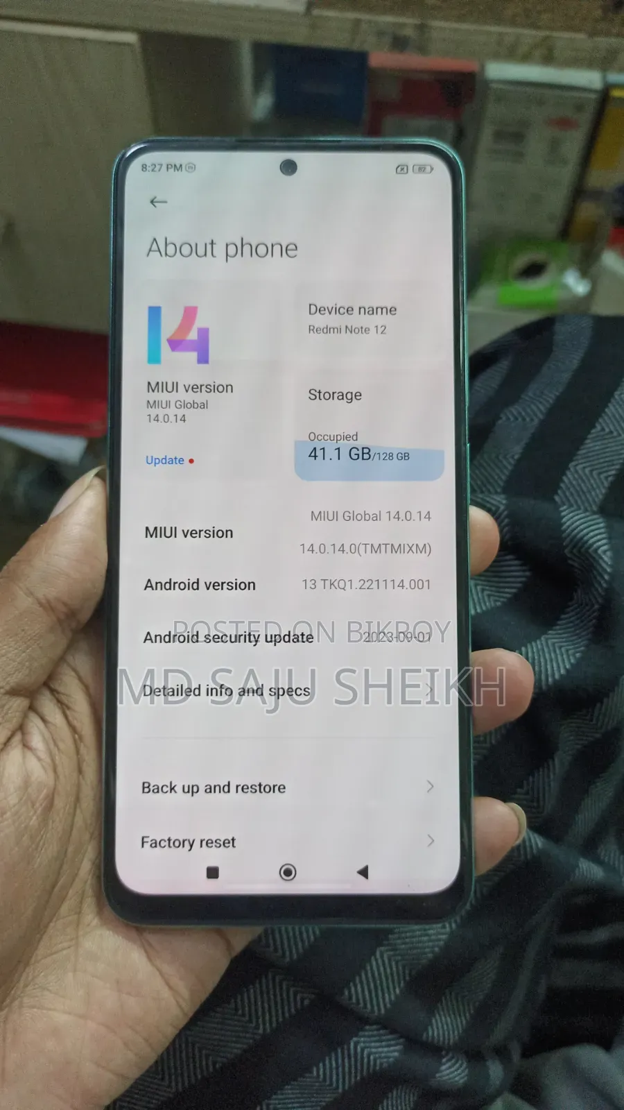 New Xiaomi Redmi Note 12 128 GB Green