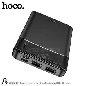 10000 Mah Hoco DB22 Brilliance 10000mAh Power Bank – LED Display