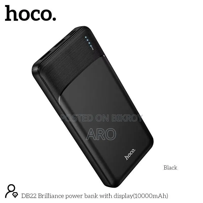 10000 Mah Hoco DB22 Brilliance 10000mAh Power Bank – LED Display