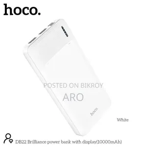 10000 Mah Hoco DB22 Brilliance 10000mAh Power Bank – LED Display
