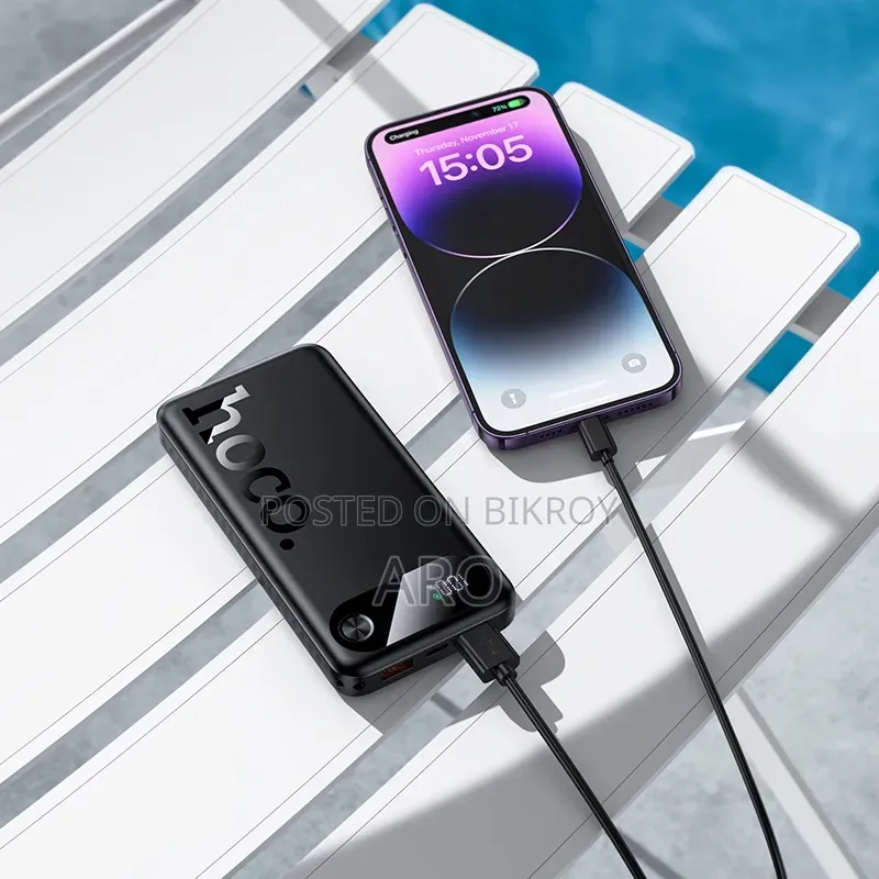 Hoco Q50 Victory 10000mAh PD20W Power Bank With Built-in USB-C &