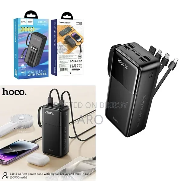 Hoco Power 100% Hoco MMJ13 Rest 30000mAh Power Bank