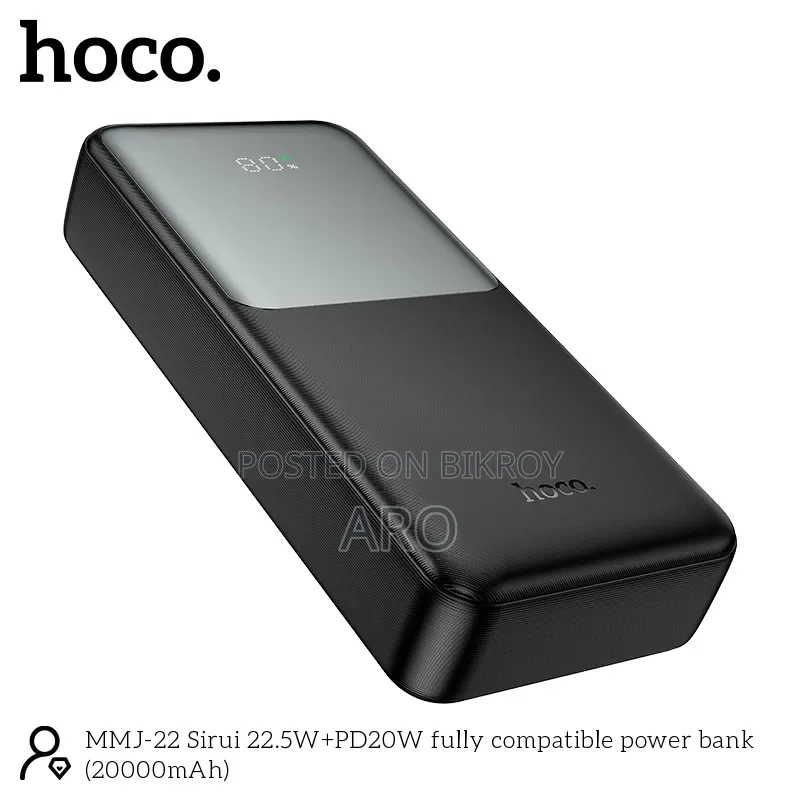 MMJ22 Sirui 22.5W+PD20W Fast Charging Power Bank (20000mAh)