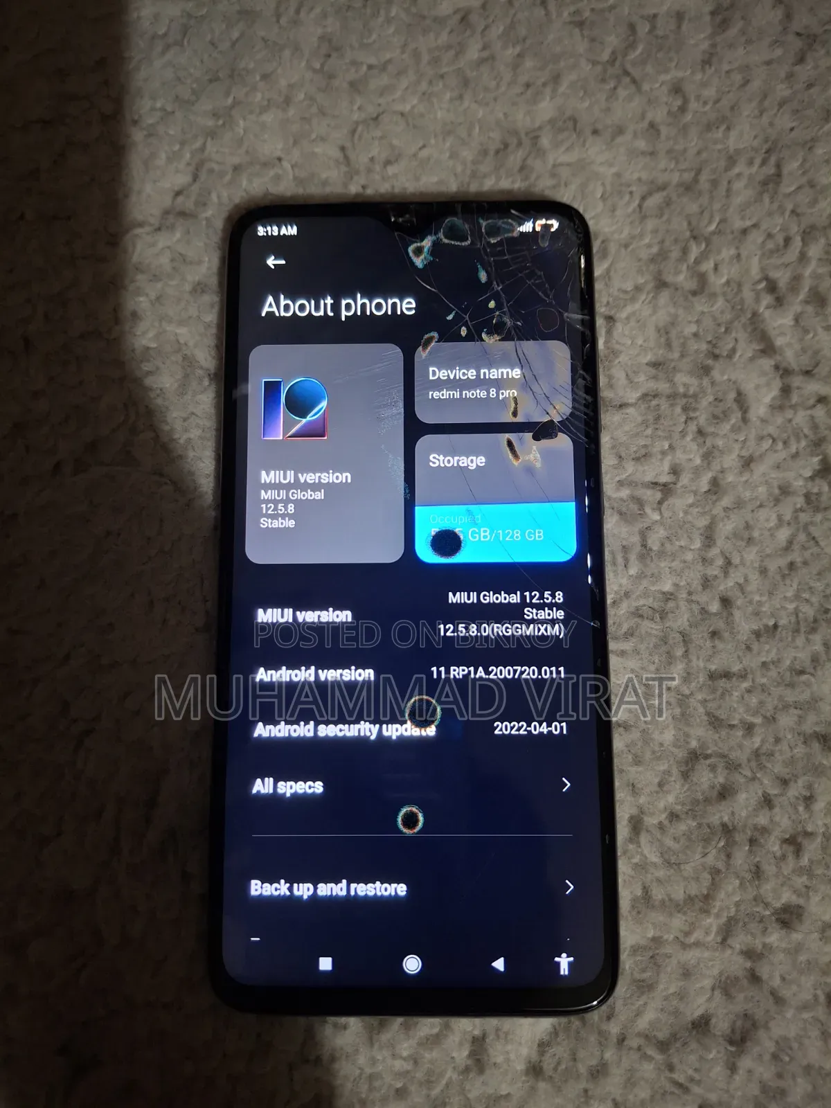 Xiaomi Redmi Note 8 Pro 128 GB Red