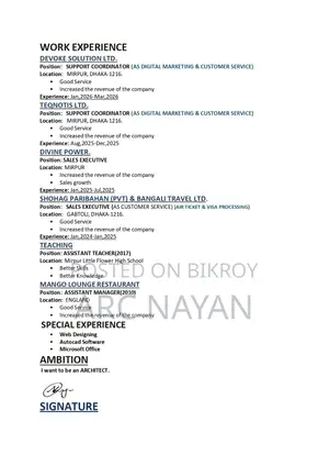Requirement for Hub Team Employee (Night Shift)