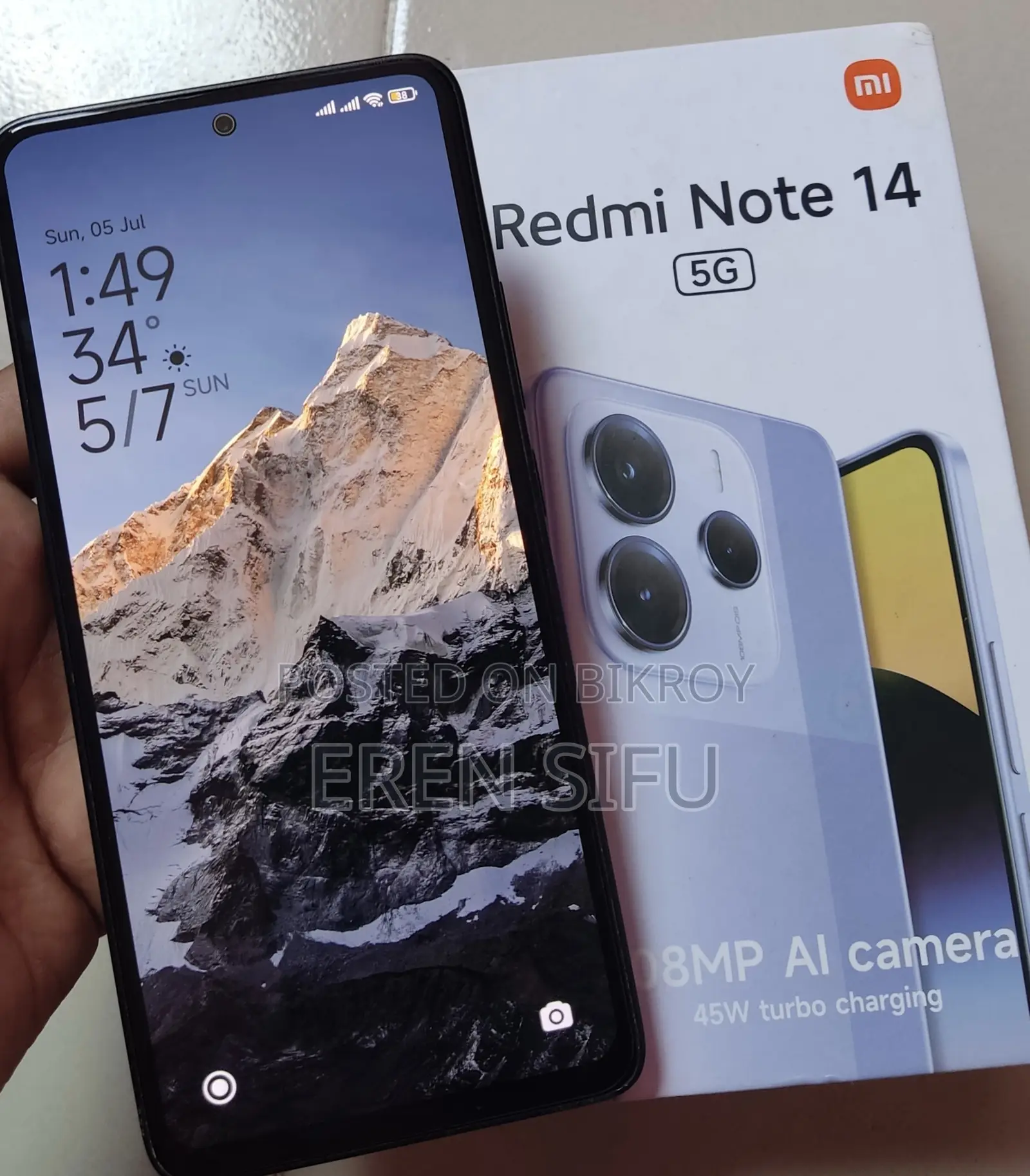 Xiaomi Redmi Note 14 5G 256 GB Black