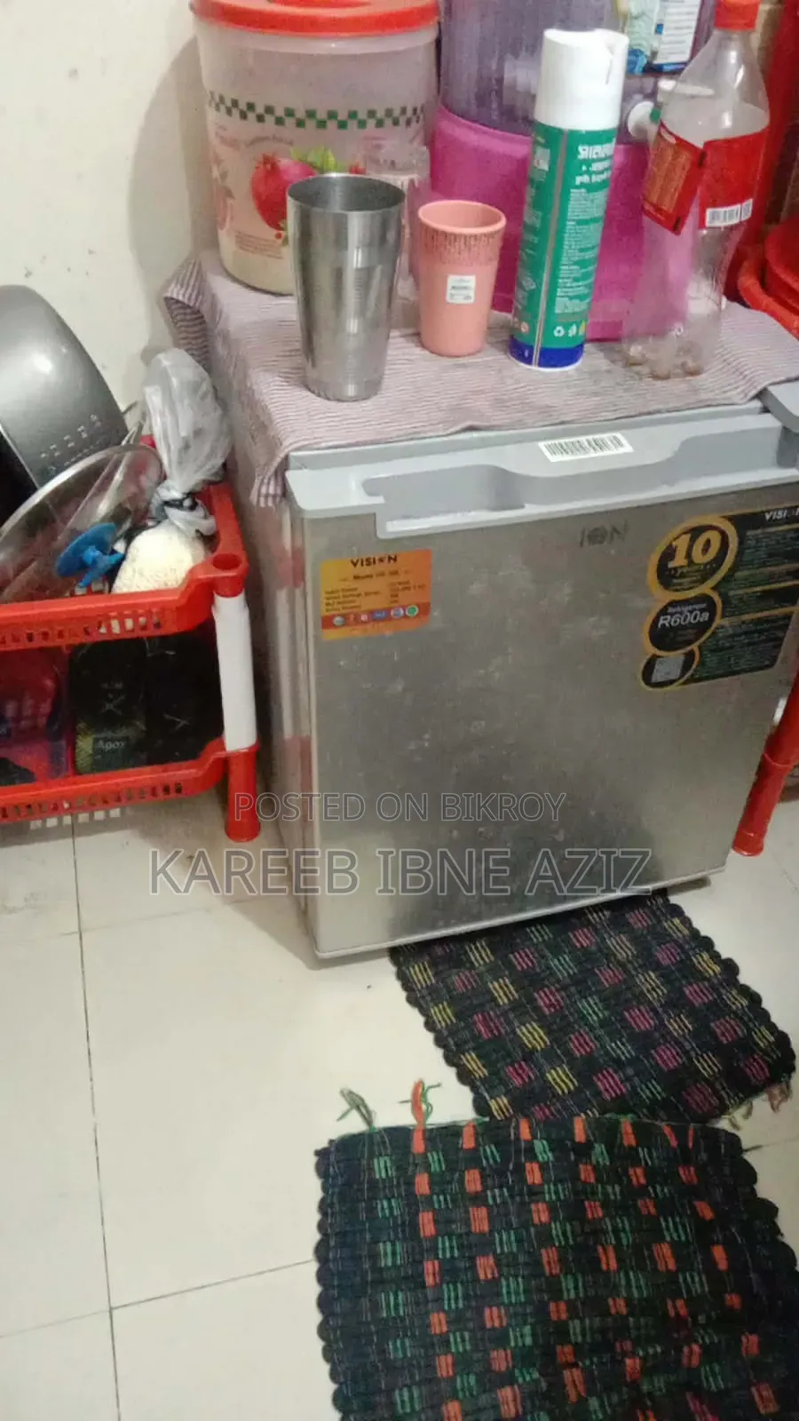 ভিশন ৫০ লিটার কমপ্যাক্ট মিনি ফ্রিজ Re-50l Ss