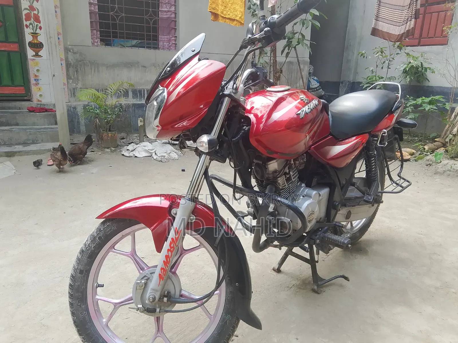 Bajaj Discover 125 2017 Red