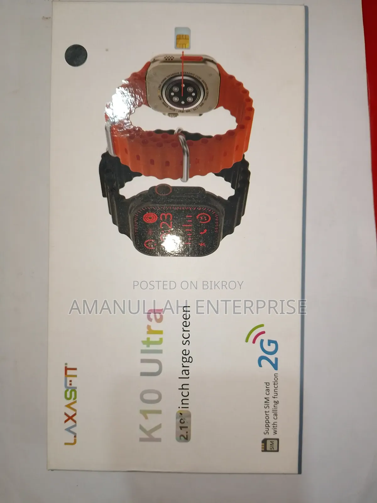 Laxasfit Ultra 2G SIM Smartwatch (2.10" Screen) | Shop Now.