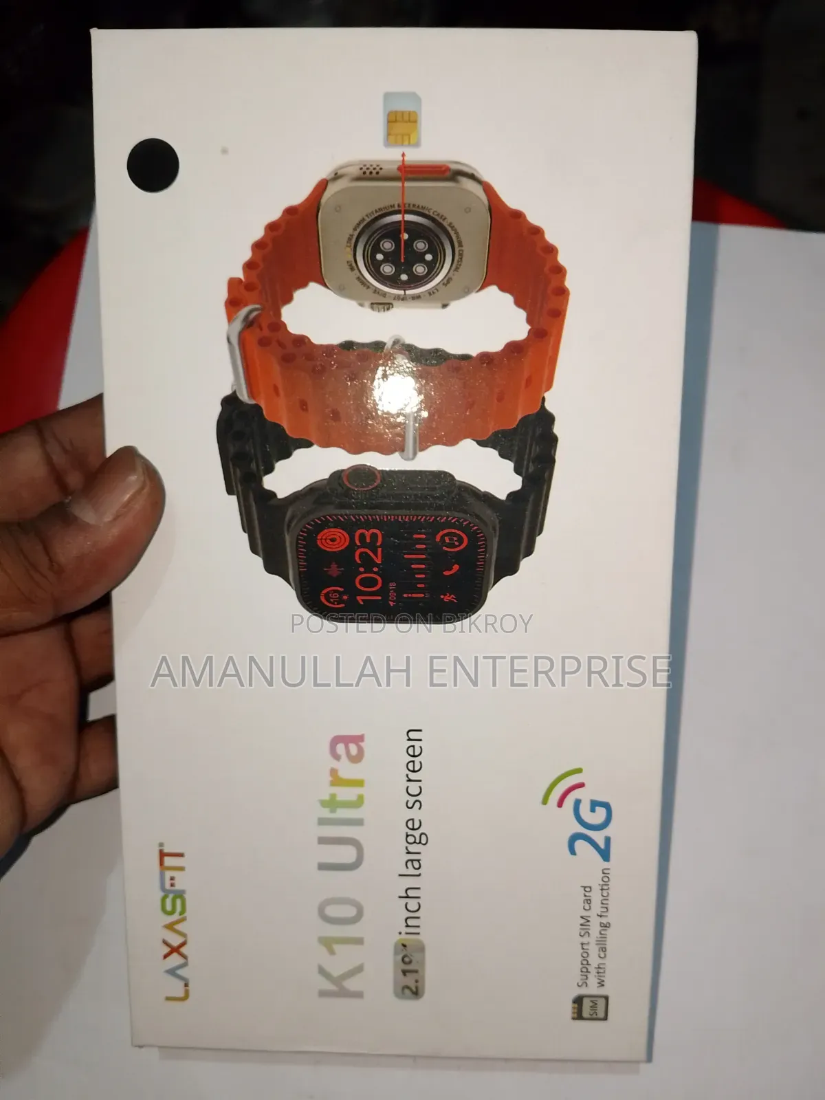 Laxasfit Ultra 2G SIM Smartwatch (2.10" Screen) | Shop Now.