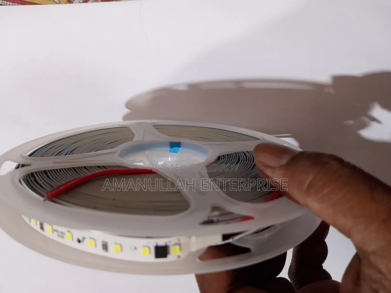 ২২০ভি ২৮৩৫ এলইডি স্ট্রিপ লাইট | ১০ মিটার সাদা হাই ব্রাইটনেস ১২০ এলইডি/মিটার