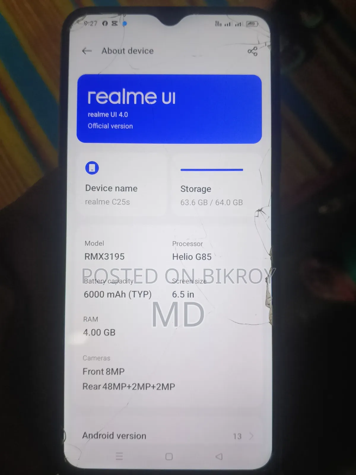 Realme C25s 64 GB Black
