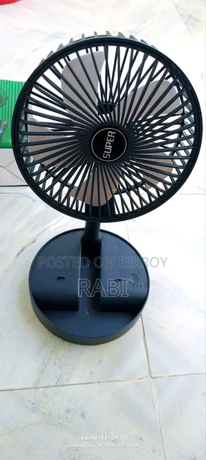 Telescopic Rechargeable Fan