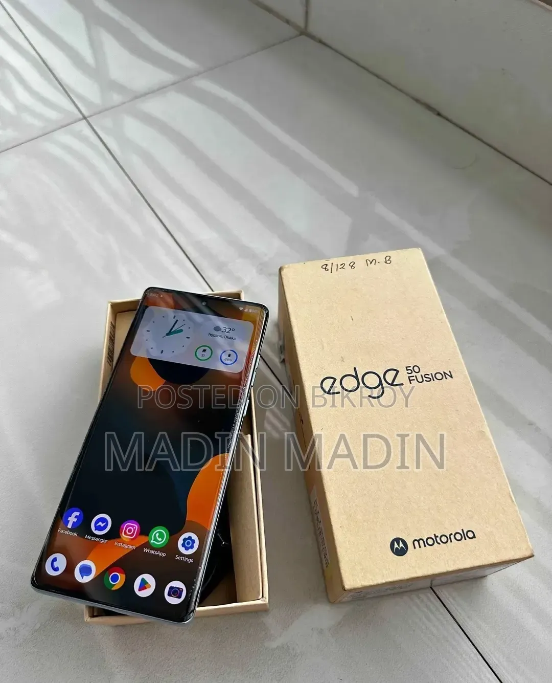 Motorola Edge 50 Fusion 128 GB White