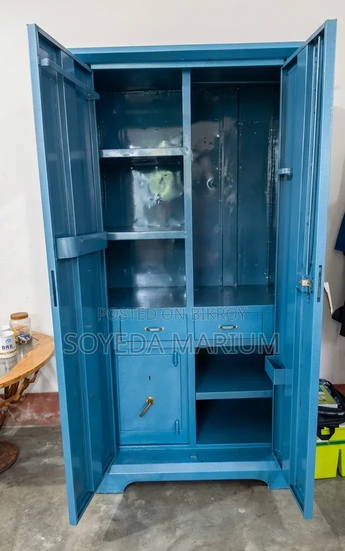 2 Door Steel Almari Mirror Soho