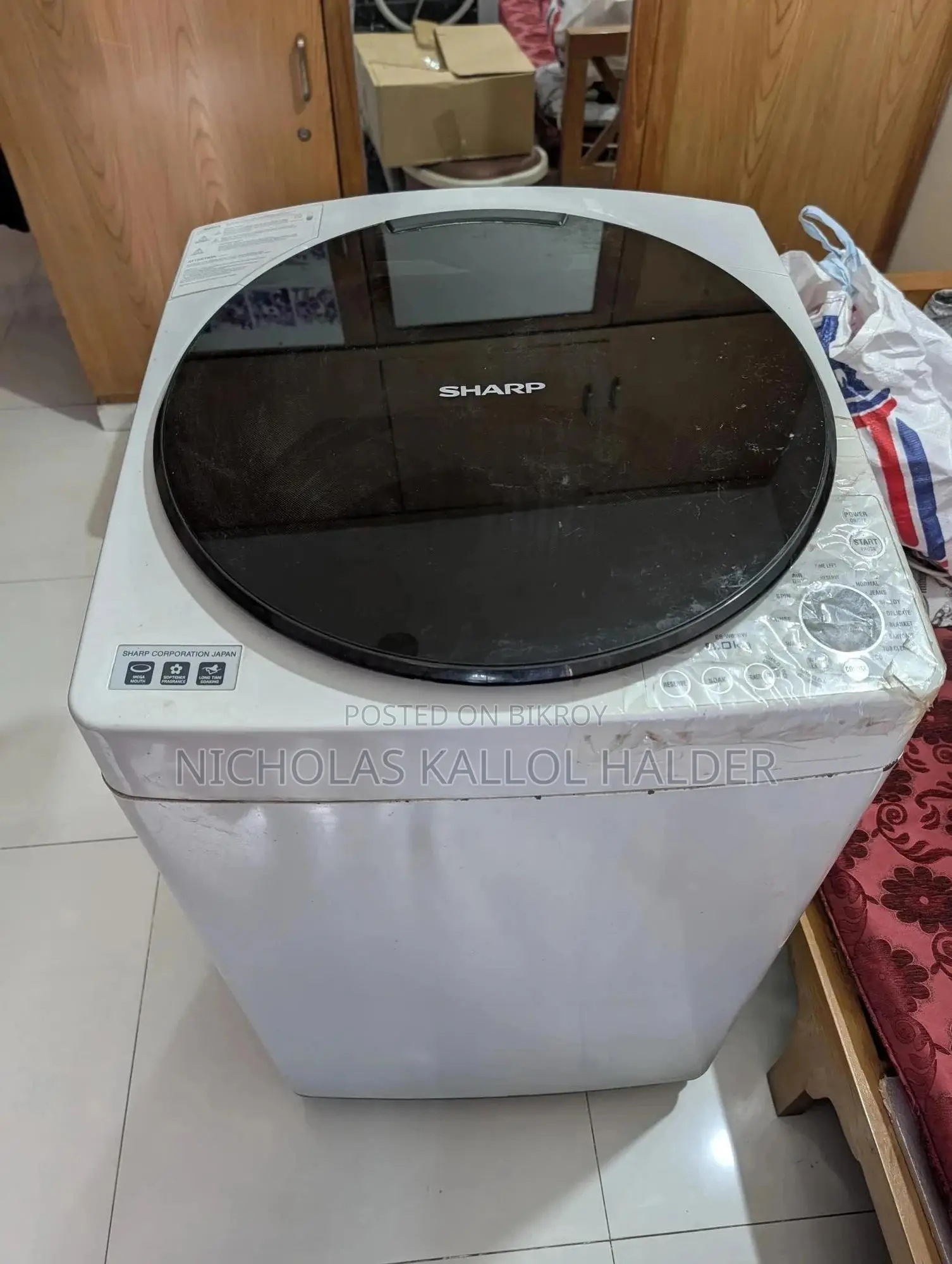 Want to Sell Sharp 8Ltr. Running Washing Machine