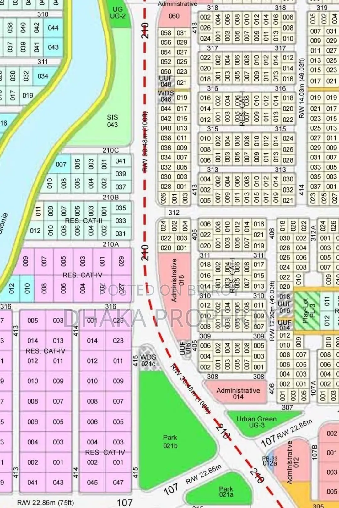 46ft Zora 6 Katha Park South at Sector-9