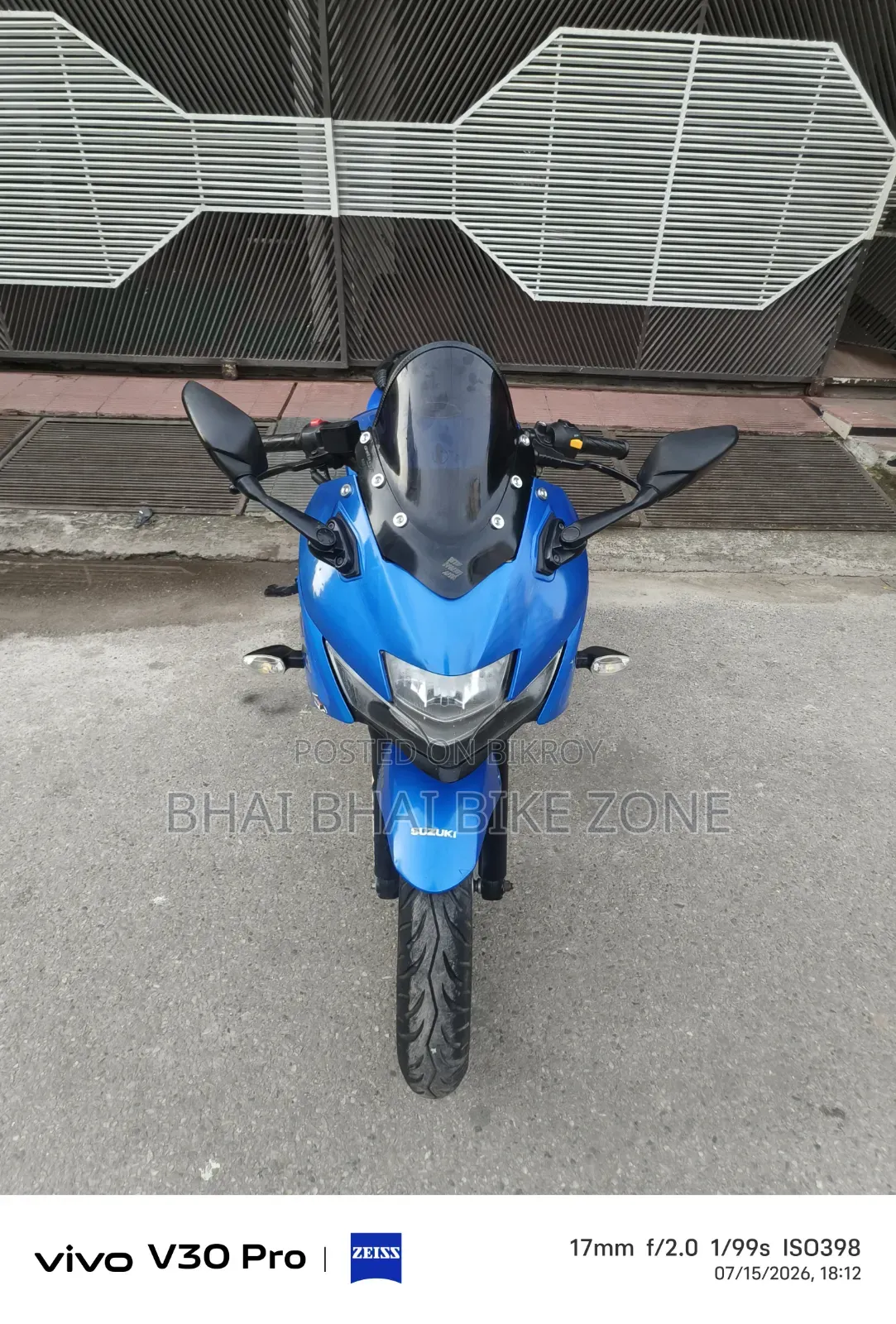 সুজুকি জিক্সার এফআই এবিএস ২০২০ ব্লু