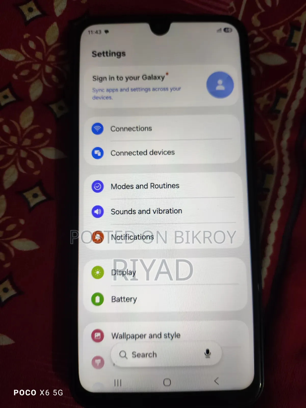 Samsung Galaxy A16 5G 128 GB Gray