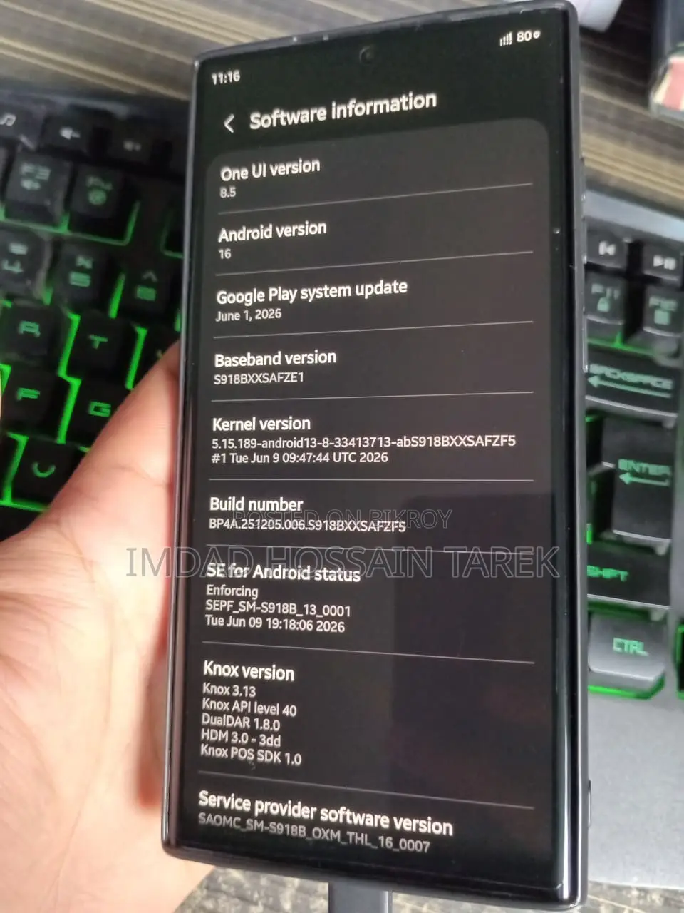 Samsung Galaxy S23 Ultra 256 GB Green