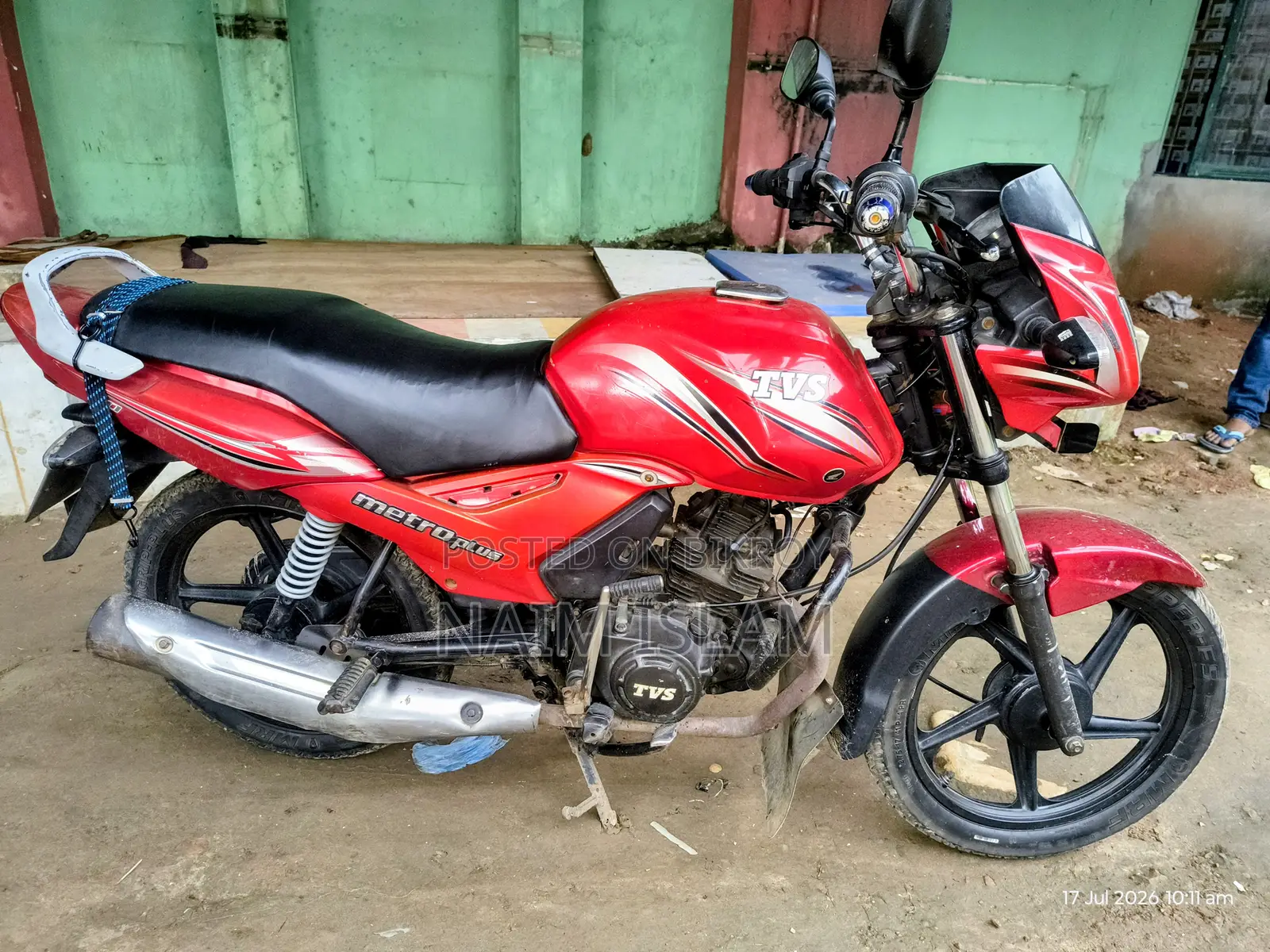 TVS Metro Plus 2015 Red