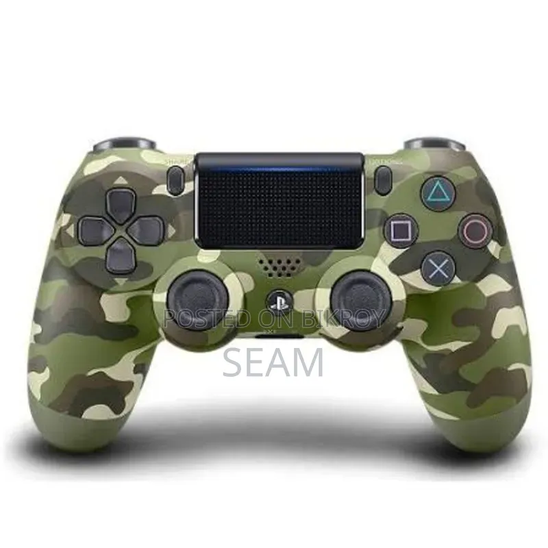 Sony PS4 DualShock 4 V2 Controller (CUH-ZCT2E) - Green Camouflage