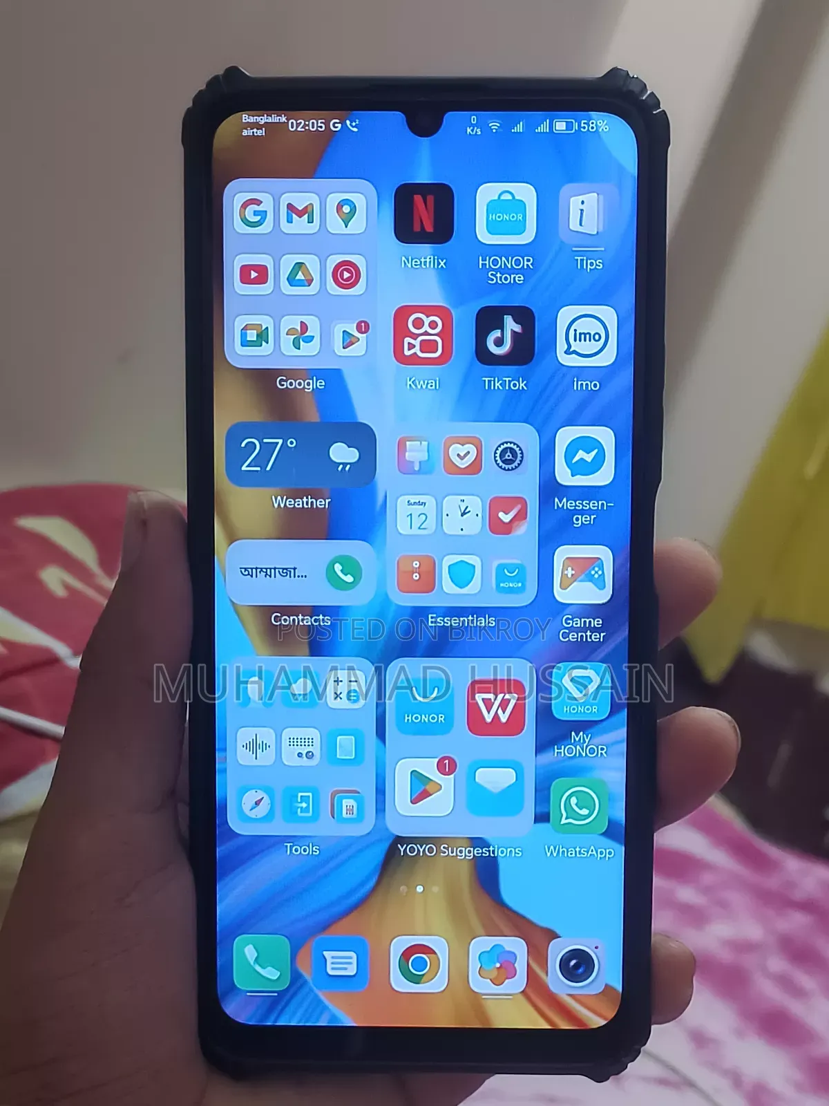 Honor X7 128 GB Gold