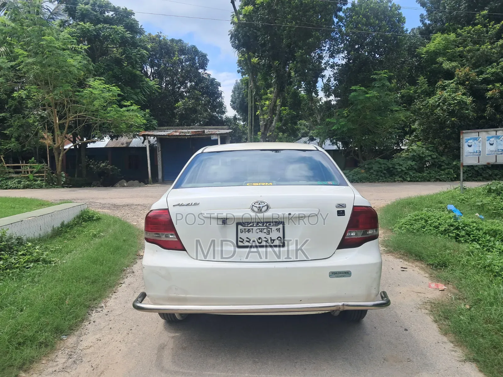 টয়োটা এক্সিও ২০১০ সাদা