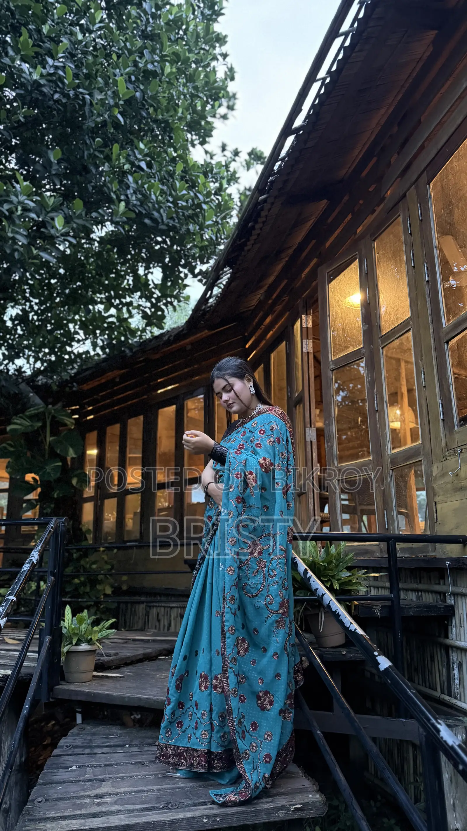Only saree will be sold for 500 Taka. With blouse 1000 Taka