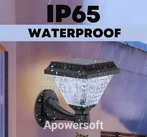 আউটডোর পিলার লাইট সোলার চার্জিং IP65 ওয়াটারপ্রুফ