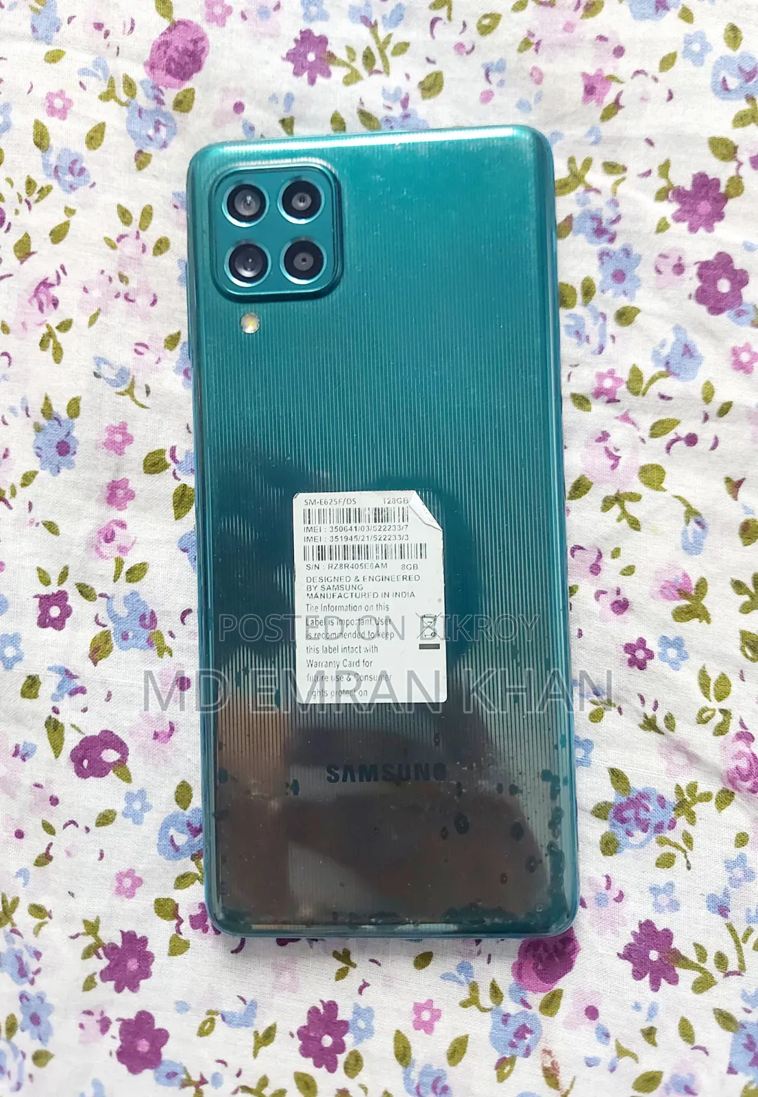 Samsung Galaxy F62 128 GB Green